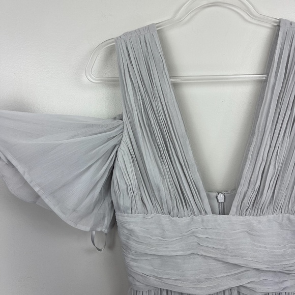 French Connection Gray Cocktail Dress Sz 4 NWT - Picture 8 of 11